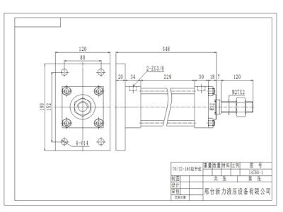 新力液壓橡膠機械配套液壓件 690 下長方法蘭圖2