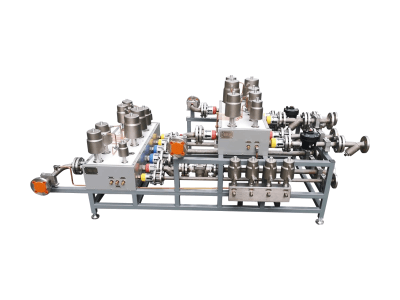 建德氣動硫化機集成熱工閥組圖2